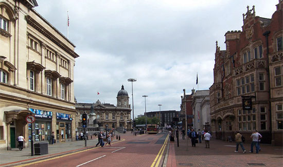 città europee Hull-City-Centre