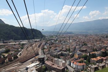 Altipiano del Renon panorama e funivia