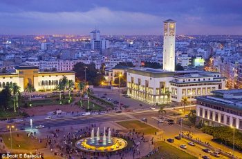Marrakech veduta della città di Casablanca