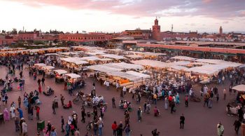 Marrkech piazza-Djemaa-El-Fna-