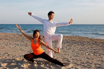 Vivosa ginnastica-in-spiaggia