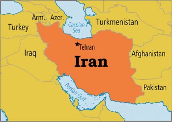 Persia Cartina-dell'Iran
