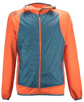 Cashmere La-Sportiva-Task-Hybrid-Jkt-M-flame-dark-sea-blue