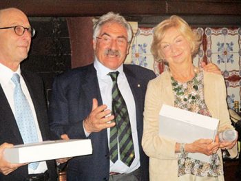 Gianni Brera Premiazione Accademia Cucina a Ristorante Locanda del Sole, Maleo