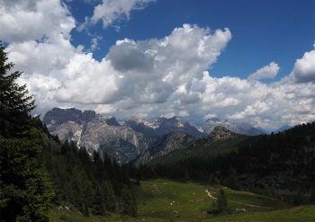 Misurina forcella Maraia la Croda dei Toni gruppo del Popera