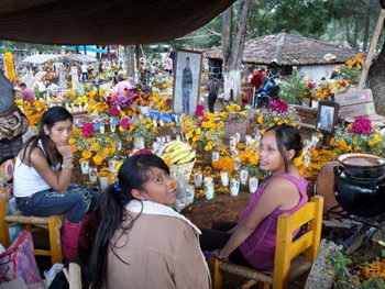 Mexixo al cimitero dia-de muertos