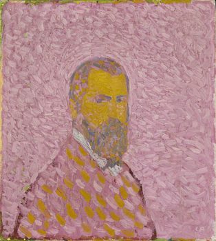 Cuno Amiet, Autoritratto-in-rosa-1907